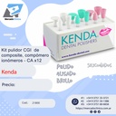 Kit pulidor CGI  de composite, compómero ionómeros - CA x12 - Kenda