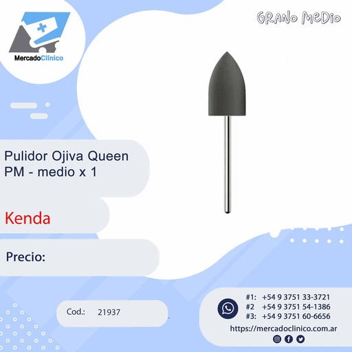 [21940] Pulidor Ojiva Queen  PM - medio x 1 - Kenda