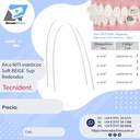 Arco NITI esteticos Soft Termo BEIGE  Superiores - Redondos - x 10 unidades - Tecnident