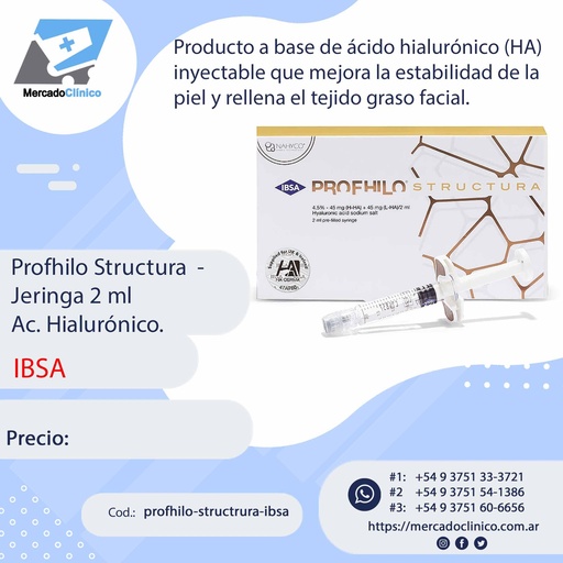 [profhilo-structrura-ibsa] Profhilo Strictura - Jeringa 2 ml Ac. Hialurónico - IBSA