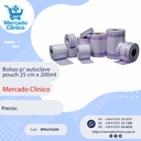 Bolsas p/ autoclave pouch 25 cm x 200mt - 