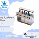 Caja de endodoncia porta limas de 48 Hoyos - HF
