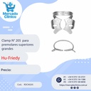 Clamp N° 205  para premolares superiores grandes - Hu-Friedy