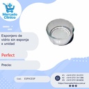 Esponjero de vidrio sin esponja x unidad - Perfect