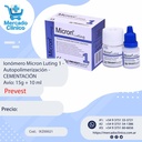 Ionómero Micron Luting 1 - Autopolimerización - Cementación Avío: 15g + 10 ml - PREVEST 