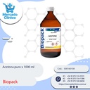 Acetona puro x 1000 ml - Biopack