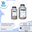 Ácido bórico Pro Análisis - Biopack