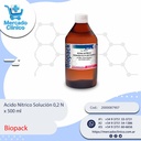 Acido Nítrico Solución 0,2 N  x 500 ml - Biopack