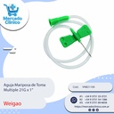 Aguja Mariposa de Toma  Multiple 21G x 1” - Weigao