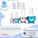 Balon de Destilacion Fondo Plano - Everglass