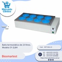 Baño termostático de 23 litros. Modelo SY-2L8H - Biosmartest