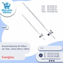Bureta Robinete De Teflon de 10ml , 25ml, 50ml y 100ml - Everglass