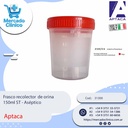 Frasco recolector  de orina  150ml ST - Aséptico . Aptaca