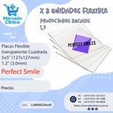 Placas / Láminas Flexible Soft  transparente Cuadrada - x 8 un - 1.2" (3 mm) - PERFECT SMILES 