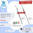 Mango de Bisturí  Recto y Curvo de  145mm - Medesy