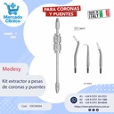 Kit extractor a pesas de coronas y puentes - Medesy