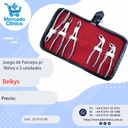 Juego de Forceps p/ Niños x 5 - Belkys
