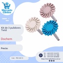 Kit de 3 pulidores Twist - Dochem