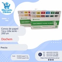 Conos de endodoncia de papel, milimetrados, absorbentes x 200 un - Dochem