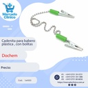Cadenita para babero  plástica , con bolitas - Dochem