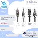 Fresones de carburo dif. formas - Dochem