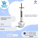 Lámpara Led E  Plateada - SCS