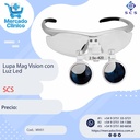 Lupa Mag Vision con Luz Led 2,5X - SCS