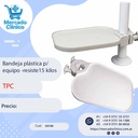Mesa / Bandeja auxiliar reforzada para cualquier sillon dental - resiste 15 kilos - TPC