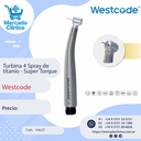 Turbina 4 Spray de titanio - Super Torque - Westcode