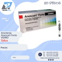 Anestesia - Anescart Forte TUBO VIDRIO- x blister de 10 anestubos-Sidus
