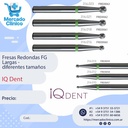 Fresas Redondas Largas FG diferentes tamaños X UNIDAD - IQ Dent