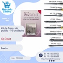 Kit de fresas de pulido - con 10 unidades - IQ Dent