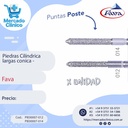 Piedras Cilíndrica largas - punta cónica - Fava