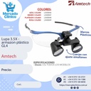 Lupa 3.5X armazon plástico - GL4 - Amtech