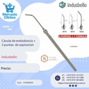 Cánula de endodoncia +  3 puntas  de aspiracion - Insubello