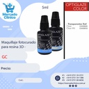 Maquillaje fotocurado Optiglaze Color para resina 3D / composite / bases acrilicas / dientes acrilicos - 2,6ml - GC (copia)
