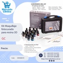 Kit de Maquillaje fotocurado Optiglaze Color para resina 3D / composite / bases acrilicas / dientes acrilicos - GC