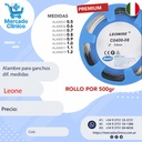 Alambre para ganchos dif. medidas 500 GR - Leone