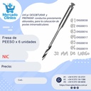 Fresa / ensanchadores de Gates - Glidden x unidad - NIC