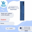 Regla para calibrar conos de gutta - Diadent