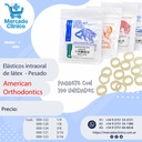 Gomas Elástico PESADO intraoral de látex  X 100 UNIDADES  - American Orthodontics