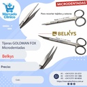 Tijeras GOLDMAN FOX Microdentadas - Belkys