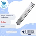 Regla milimetrada de aluminio - Belkys