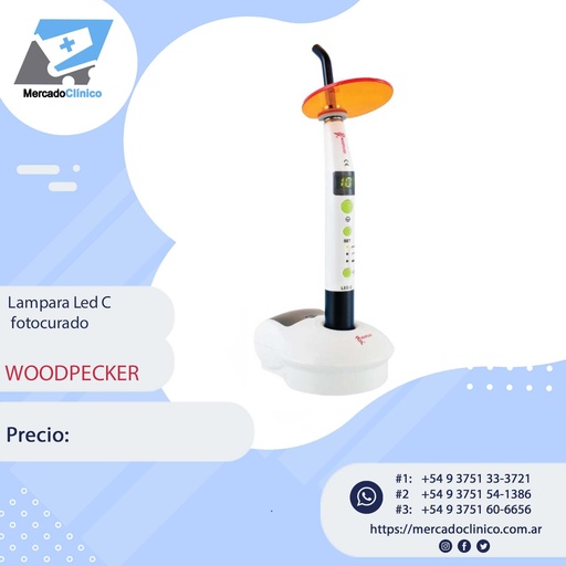 [WOOLAMLEDK] Lámpara Led.C / Fotocurado - Woodpecker