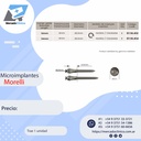 Microimplante de acero - extraradicular - Morelli 