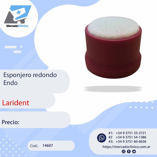 [14607] Esponjero redondo Endo - Larident