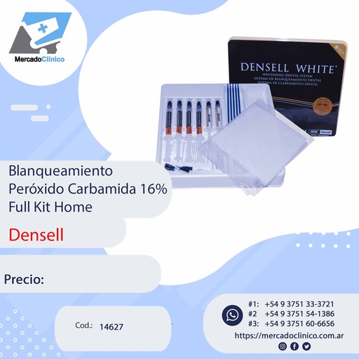 [14627] Blanqueamiento CP16% - FULL KIT HOME - Densell