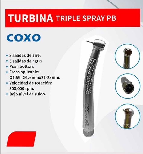 [H17-SPB] Turbina Triple Spray PB- COXO