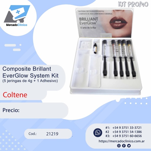[21219] Composite Brilliant EverGlow - System Kit promo