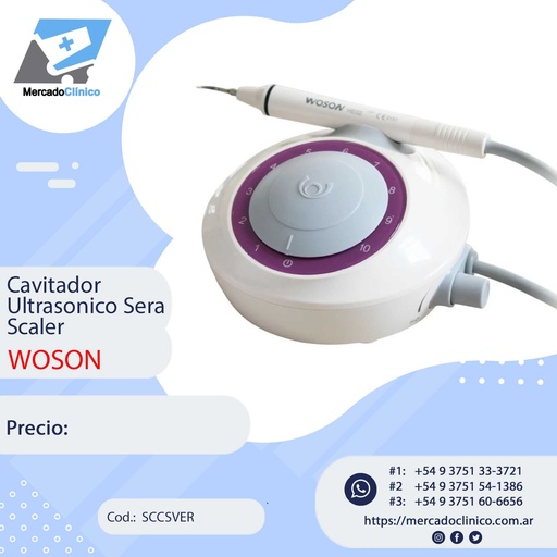 [sccsver] Cavitador Ultrasonico Sera - Scaler - WOSON
